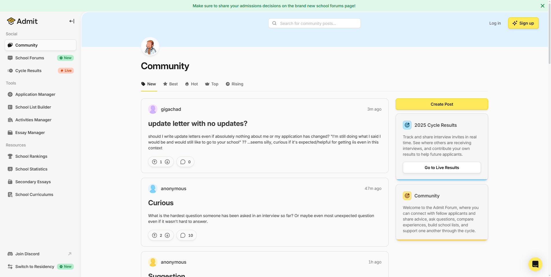 Admit.org
